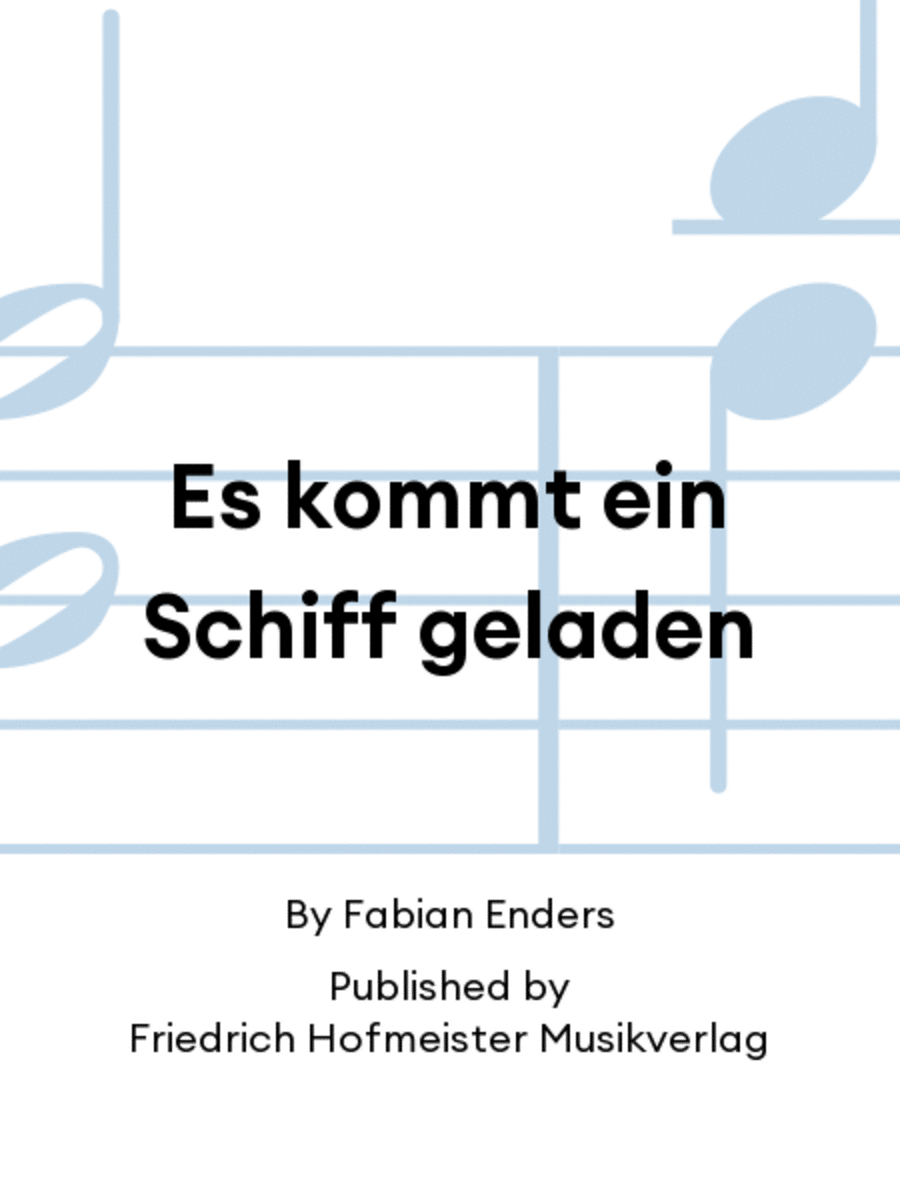 Es kommt ein Schiff geladen Score scores gallery preview page 1