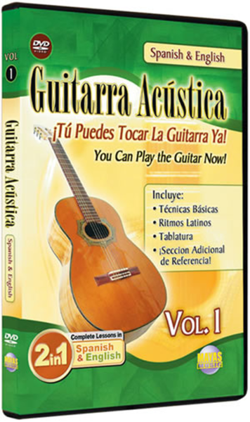 Guitarra Acustica Vol. 1, DVD Spanish and English