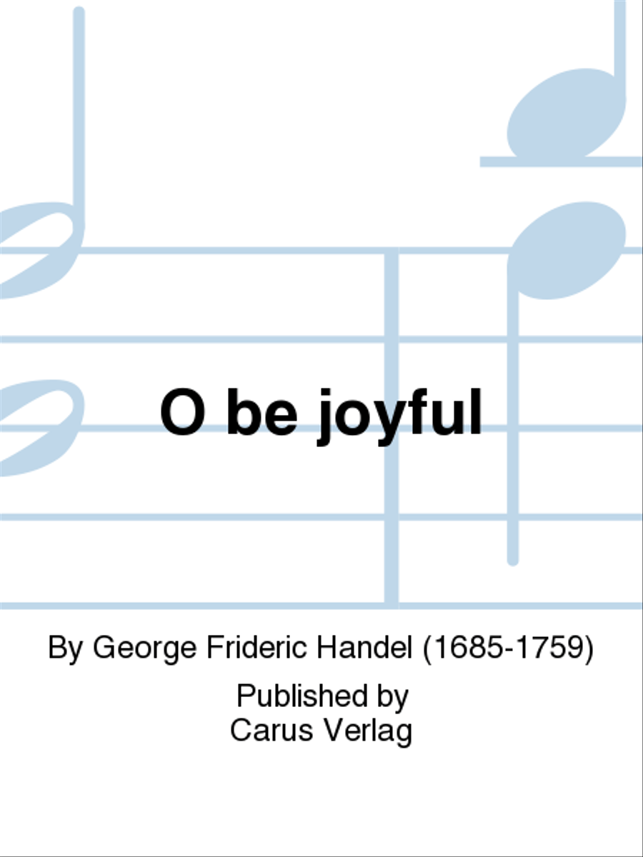 O be joyful Organ scores gallery preview page 1