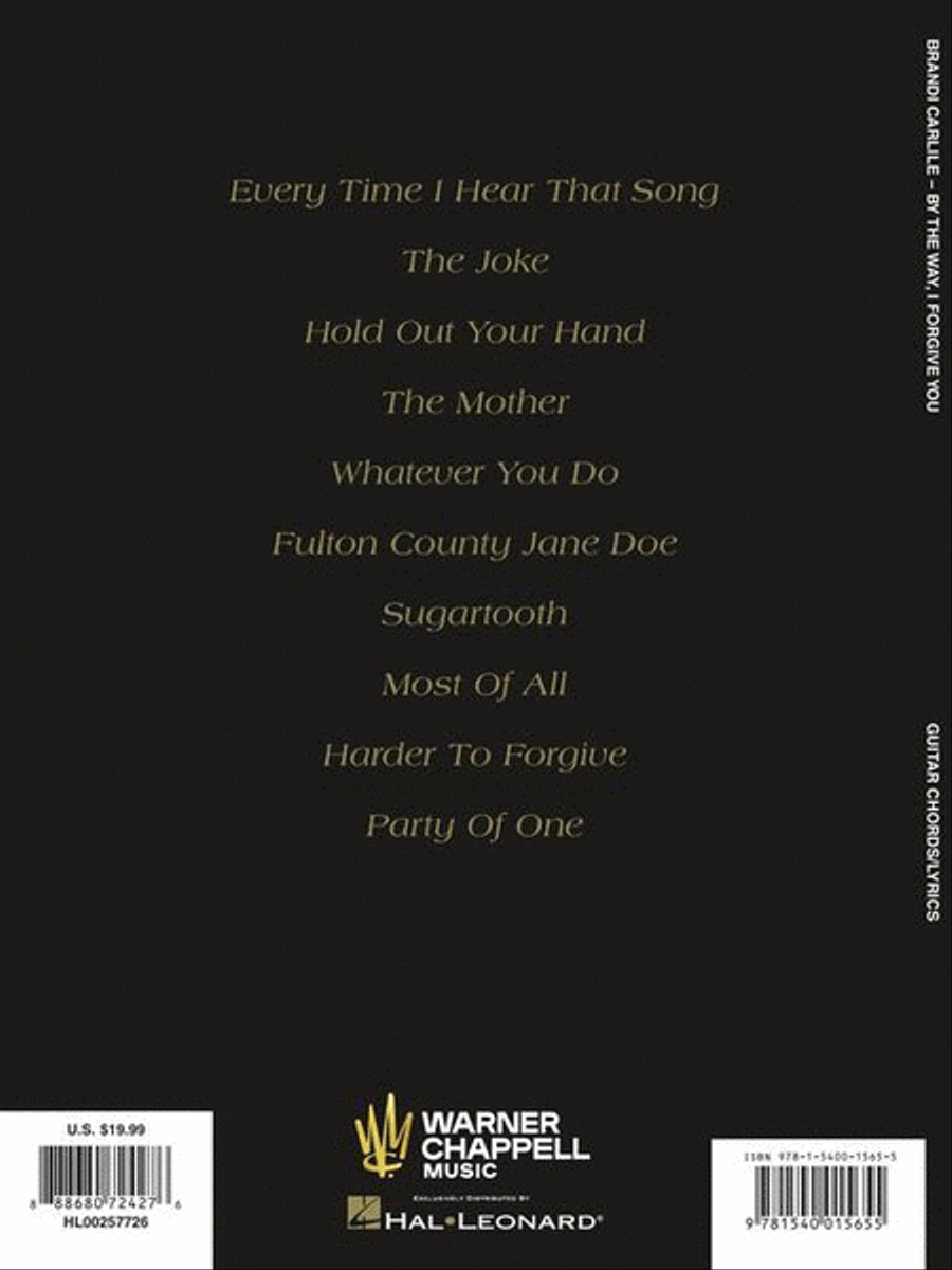 Brandi Carlile – By the Way, I Forgive You Acoustic Guitar scores gallery preview page 7