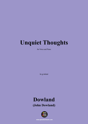 J. Dowland-Unquiet Thoughts,in g minor