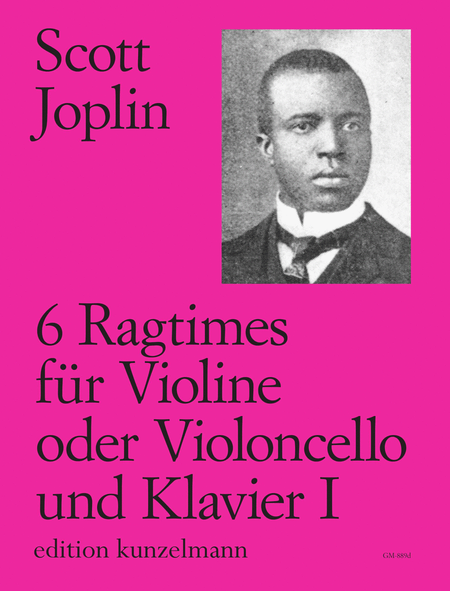 6 ragtimes for violin and piano, Volume 1