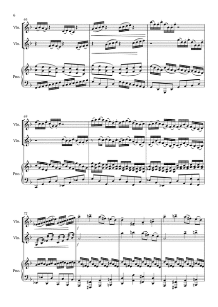 Duetto for two violins and piano image number null