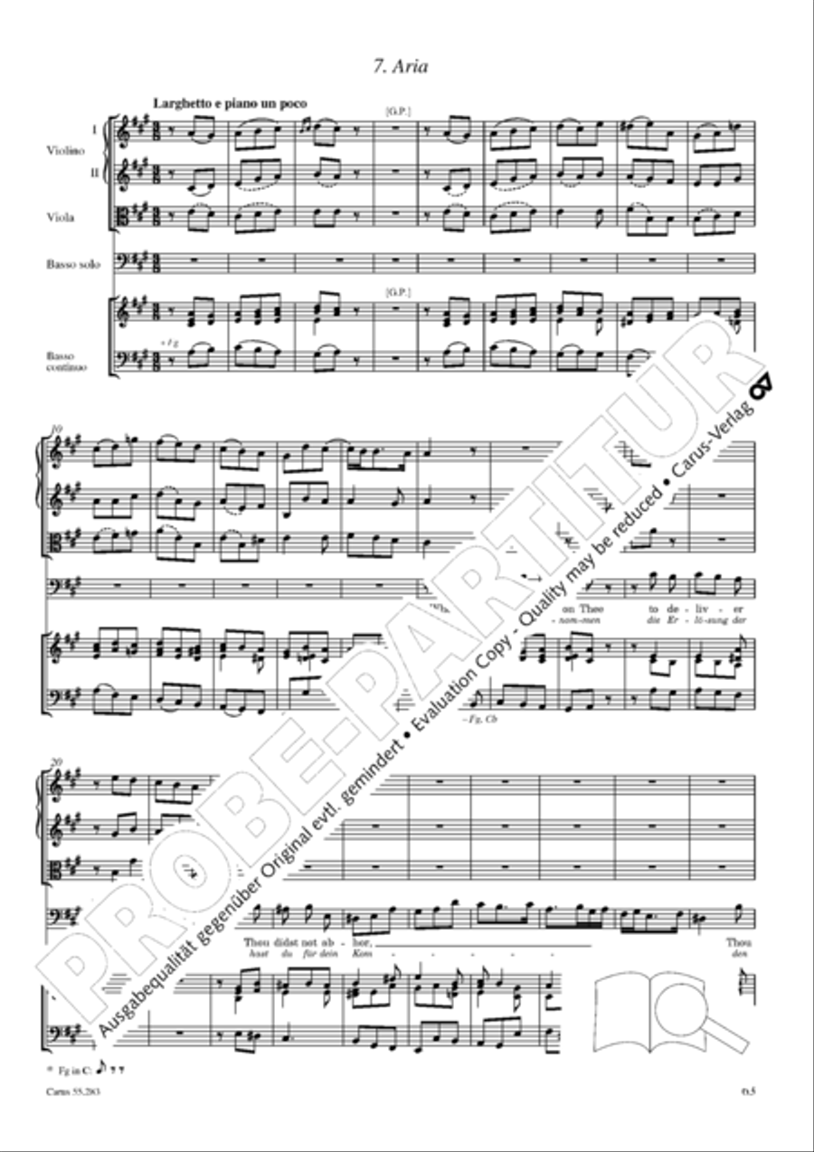 Te Deum for the Victory of Dettingen SSATB scores gallery preview page 80