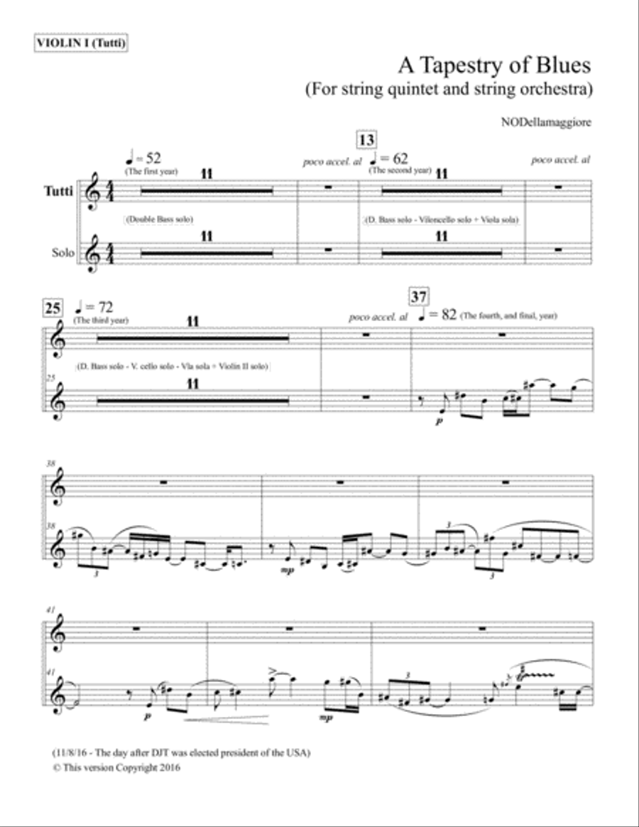 A Tapestry of Blues (10 parts) Large Ensemble scores gallery preview page 3