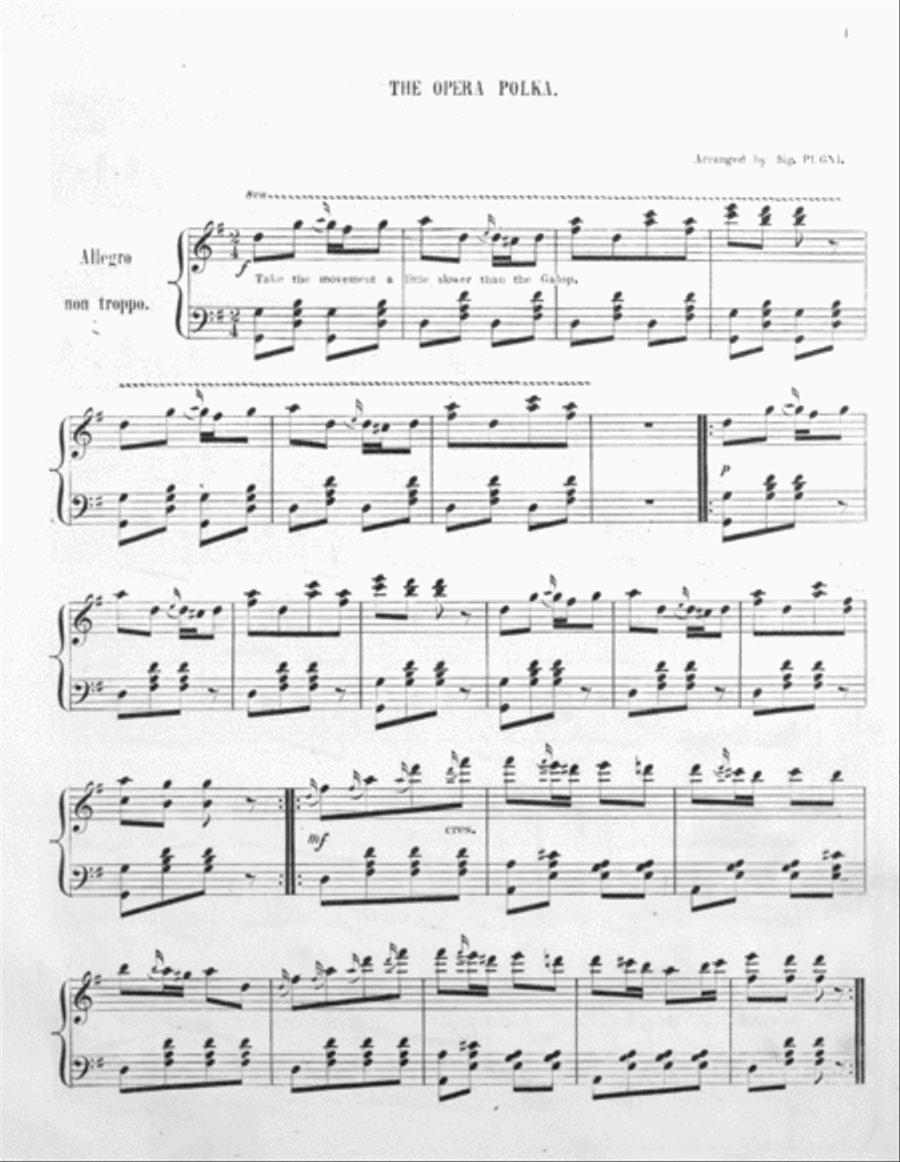 The Opera Polka Piano Solo scores gallery preview page 2