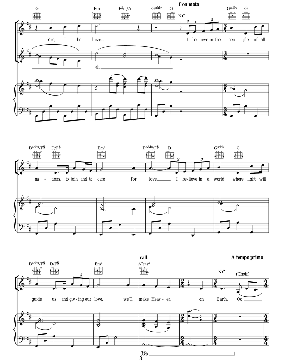 I Believe I Believe Acoustic Guitar scores gallery preview page 3
