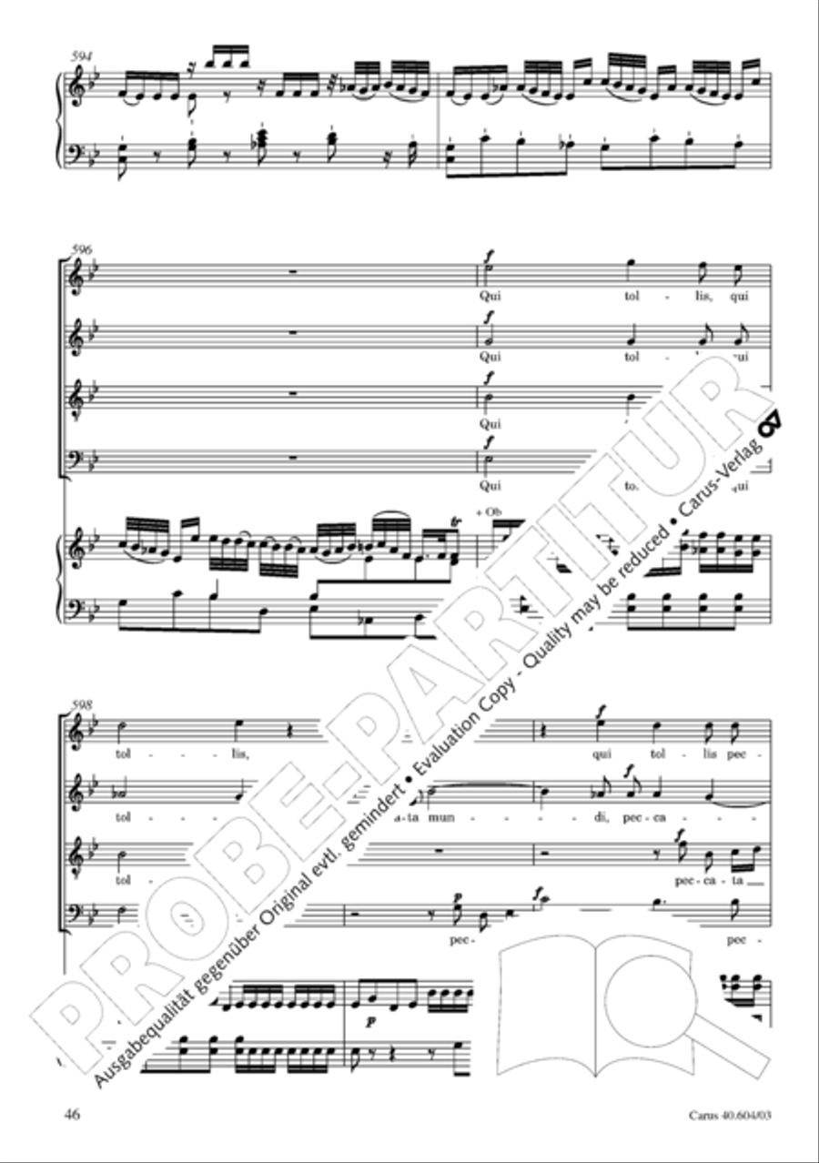 Grosse Mariazeller Messe in C 4-Part scores gallery preview page 55