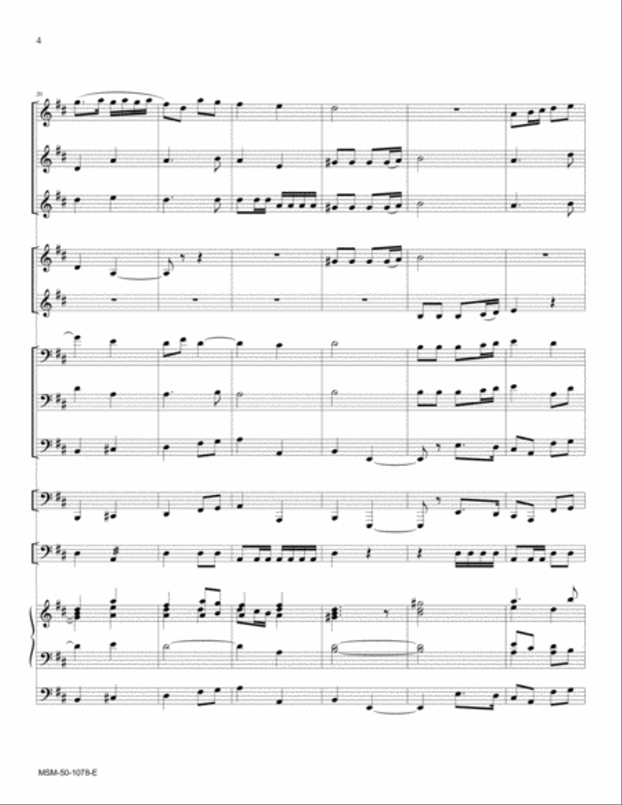 Joy to the World Choir scores gallery preview page 4