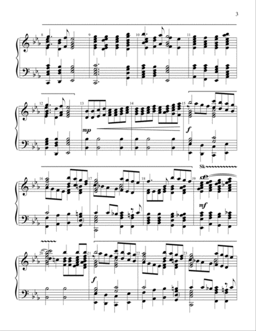 Bells & Chimes for Special Times Handbell Choir scores gallery preview page 12
