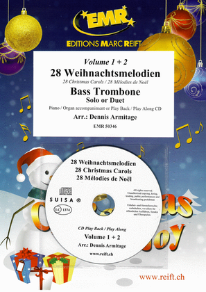 Book cover for 28 Weihnachtsmelodien Vol. 1 + 2
