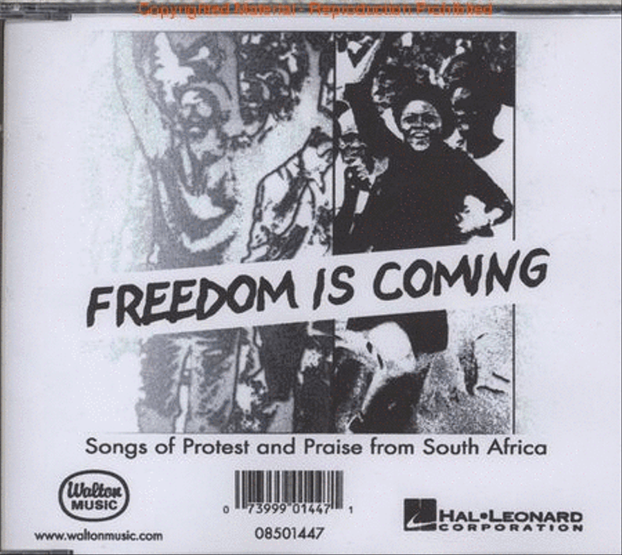 Freedom Is Coming (Bk & CD) 4-Part scores gallery preview page 3
