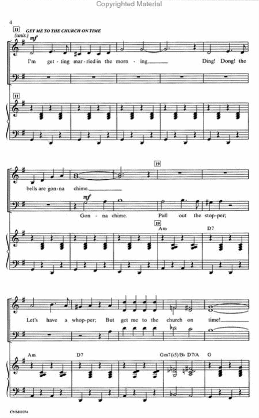 My Fair Lady (Choral Selections) 2-Part scores gallery preview page 3