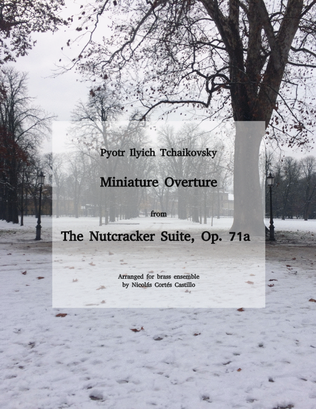 Book cover for Tchaikovsky - Miniature Overture (The Nutcracker) for Brass Ensemble