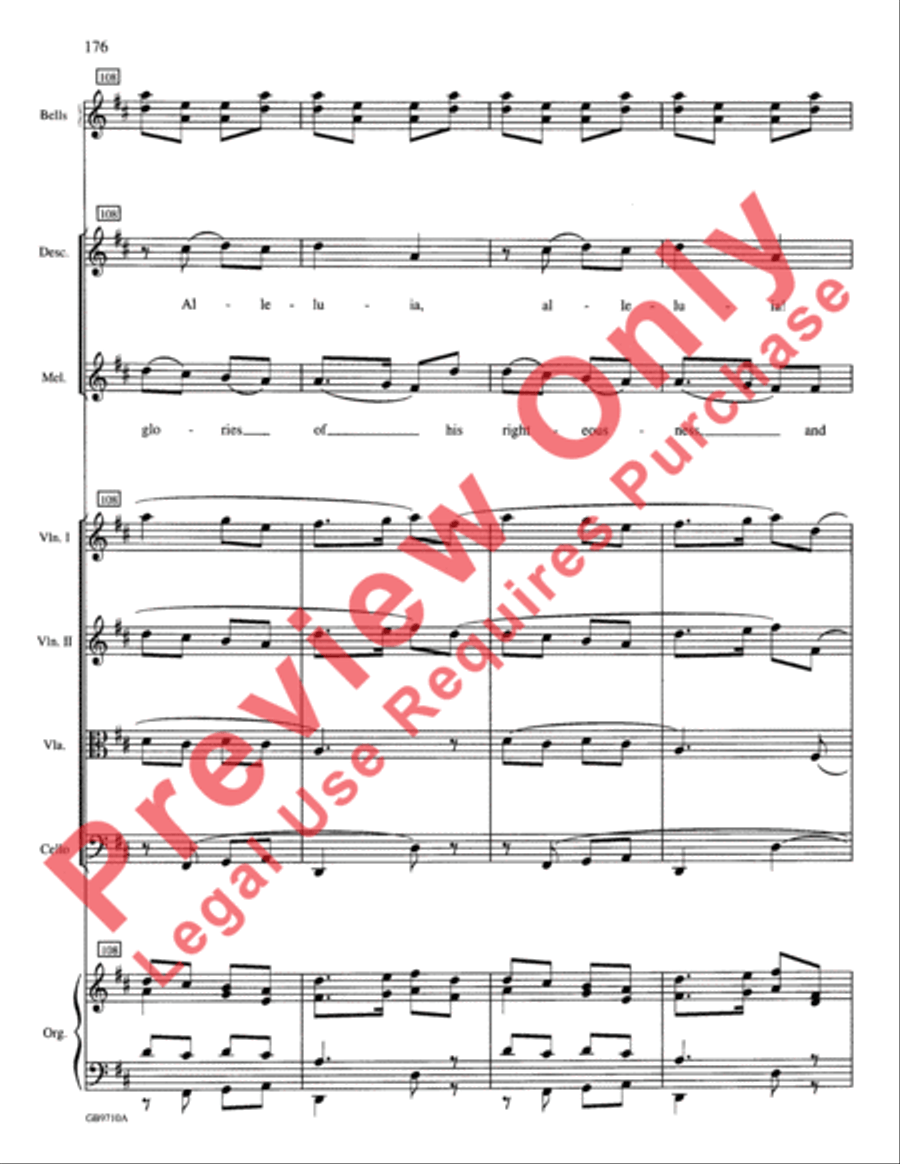 A Festival of Lessons and Carols Choir scores gallery preview page 177