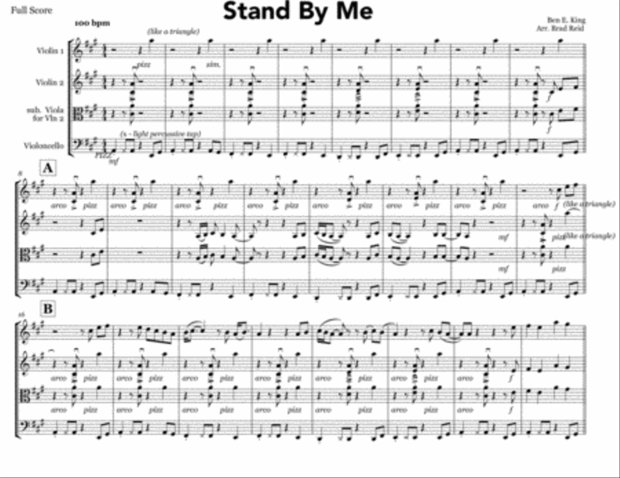Stand By Me String Trio scores gallery preview page 1