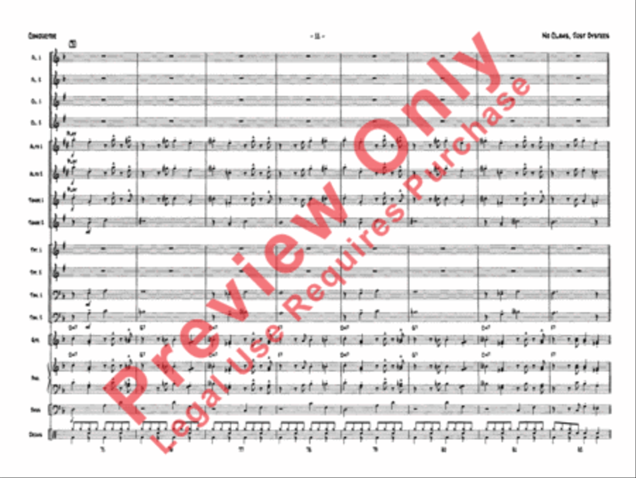 No Clams, Just Oysters Jazz Ensemble scores gallery preview page 14