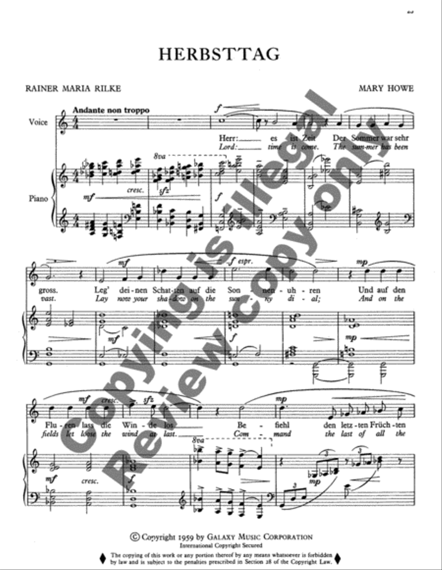 German Songs High Voice scores gallery preview page 13