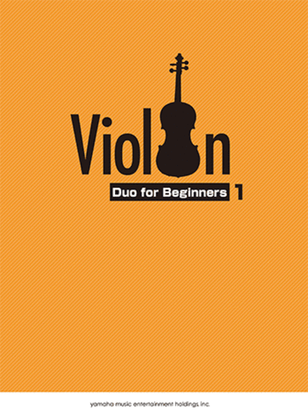 Book cover for Violin Duo for Beginners Vol.1/English Version