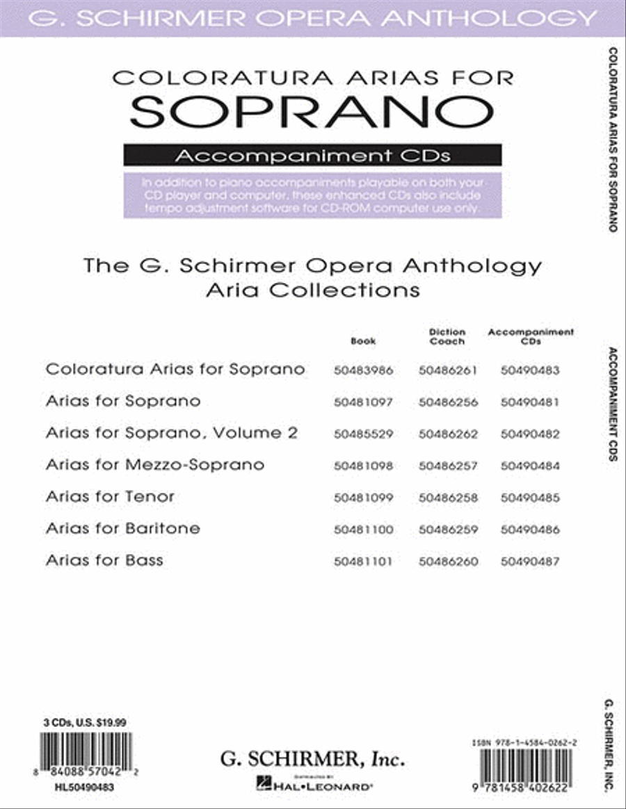 Coloratura Arias for Soprano image number null