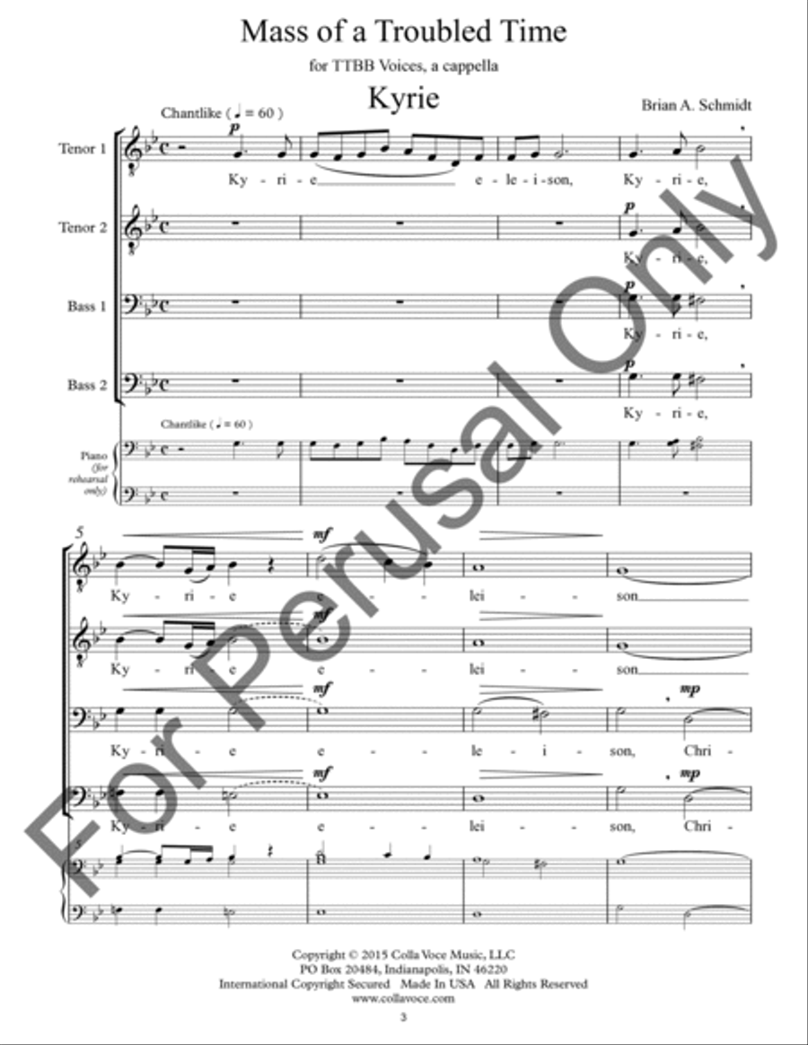 Mass of a Troubled Time Mass of a Troubled Time TTBB scores gallery preview page 2