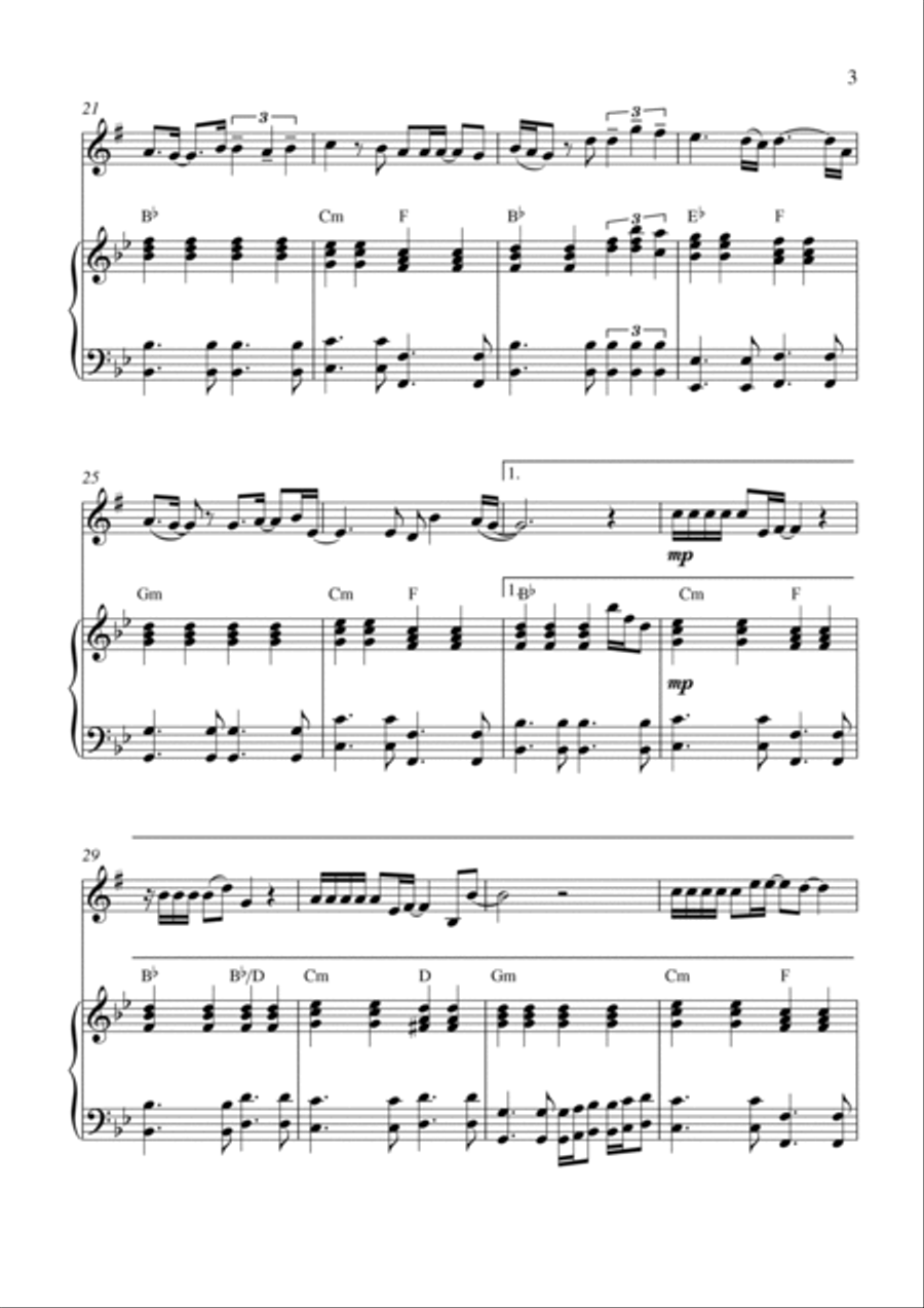 That's Why (you Go Away) Alto Saxophone scores gallery preview page 3