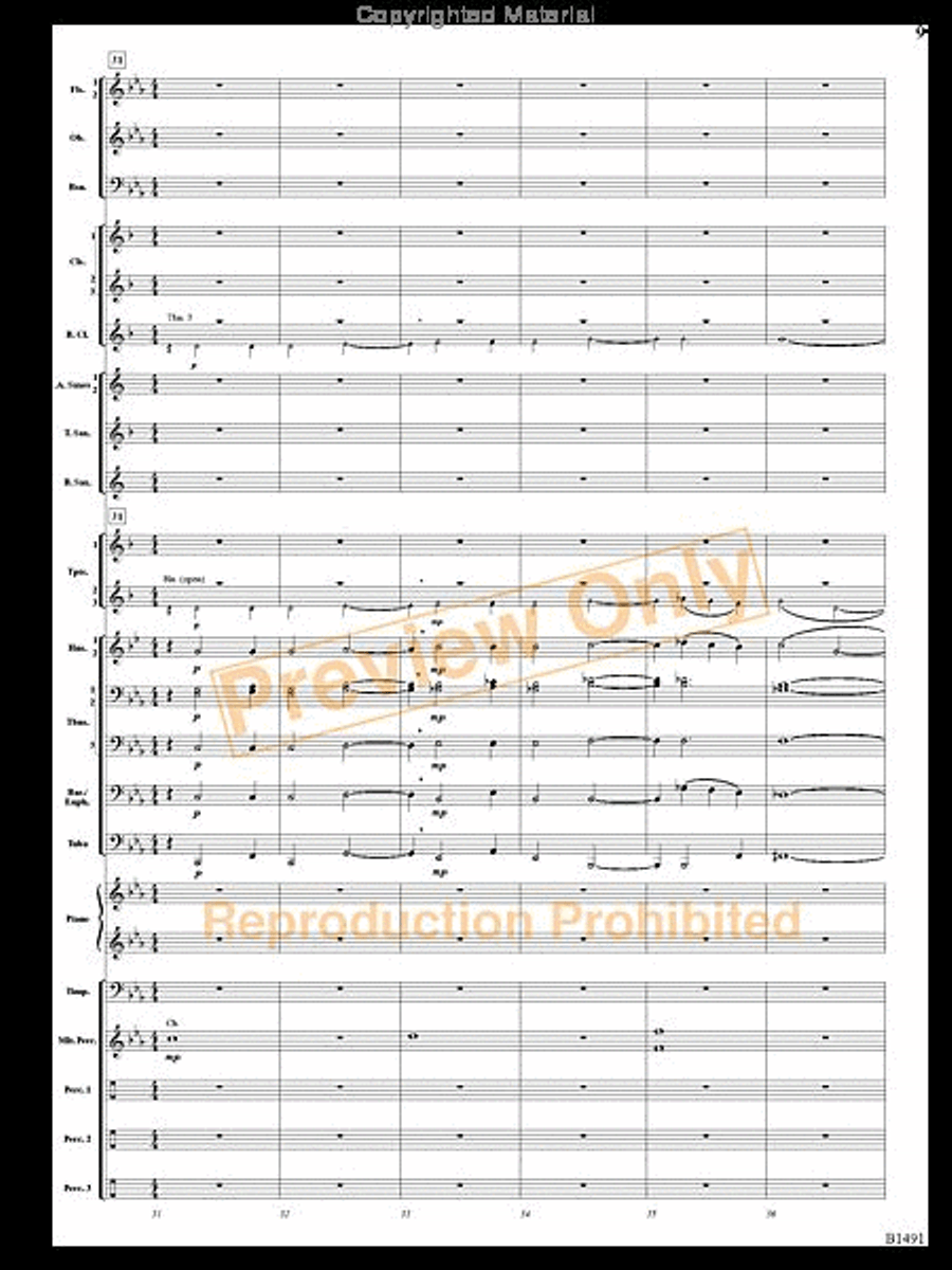 Nevermore Concert Band scores gallery preview page 8