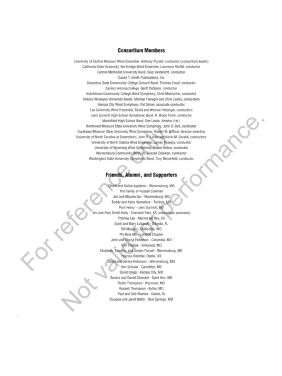 Reflections Reflections Concert Band scores gallery preview page 21