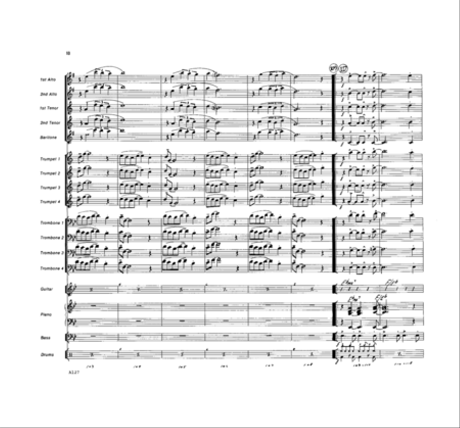One to One Jazz Ensemble scores gallery preview page 10