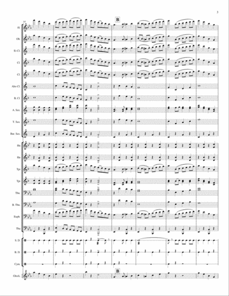 Military Tradition March Military Tradition March Concert Band scores gallery preview page 3