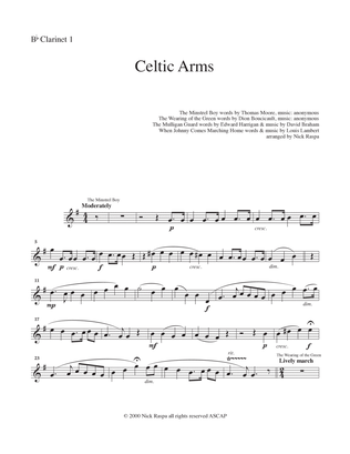 Celtic Arms - B Flat Clarinet 1 part