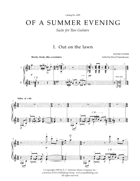 Of a Summer Evening (Downloadable)