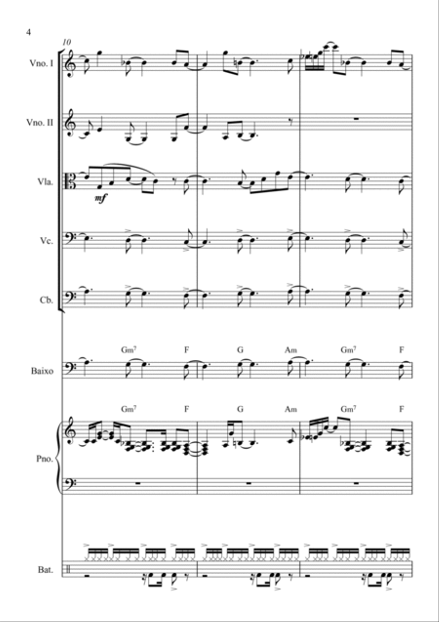 Hosanna Hosanna Small Ensemble scores gallery preview page 4
