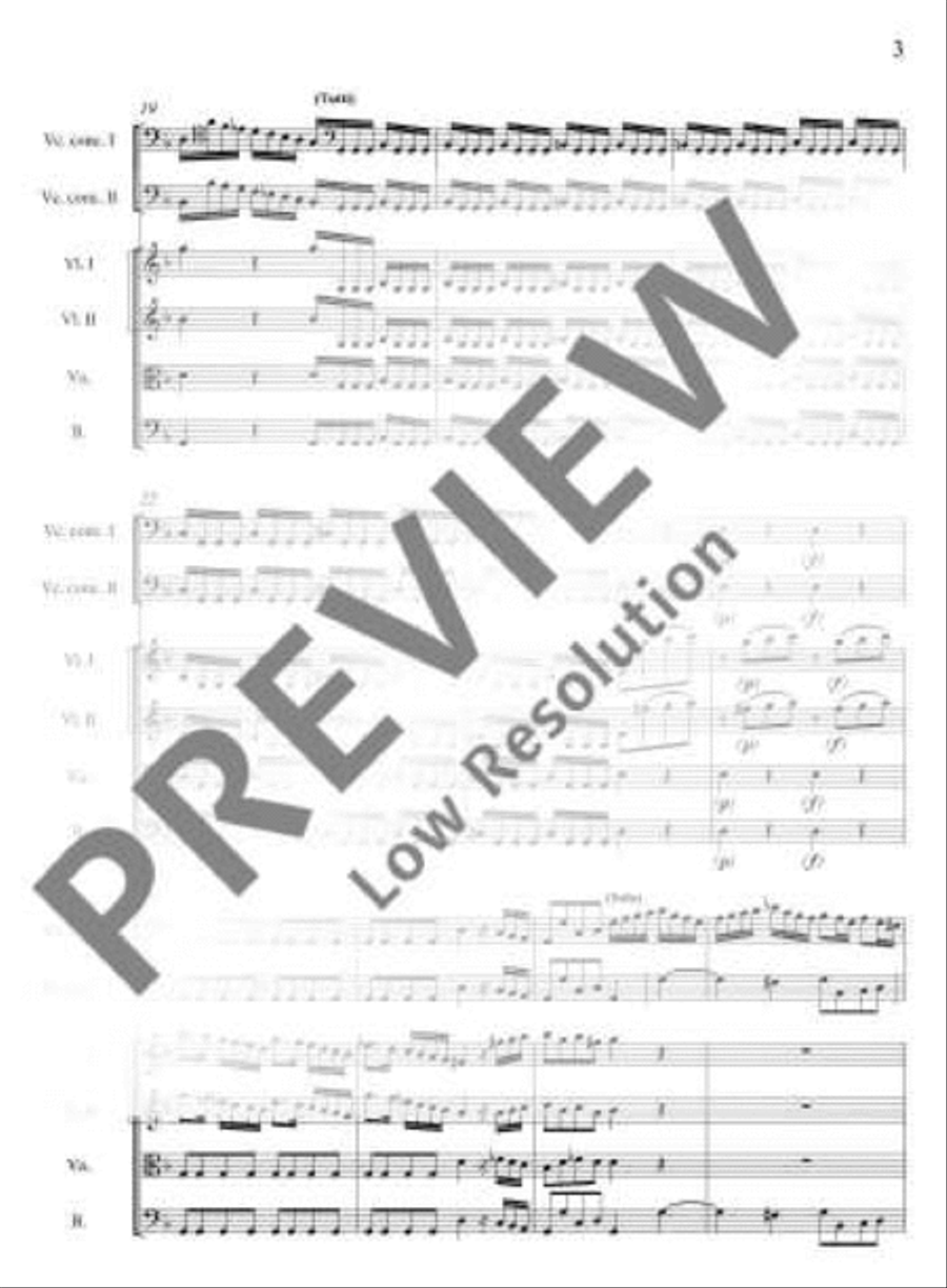 Concerto G minor String Orchestra scores gallery preview page 12