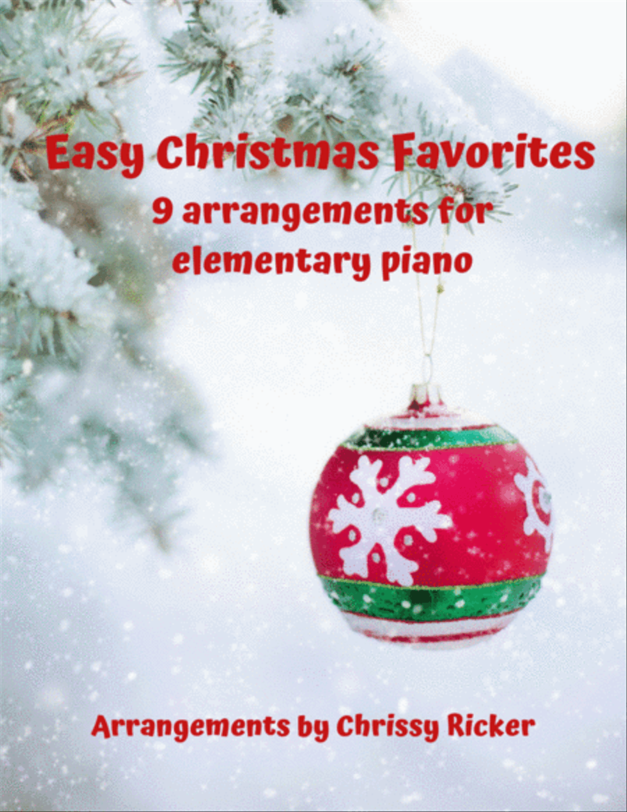 Easy Christmas Favorites - 9 Arrangements for Elementary Piano Easy Piano scores gallery preview page 1