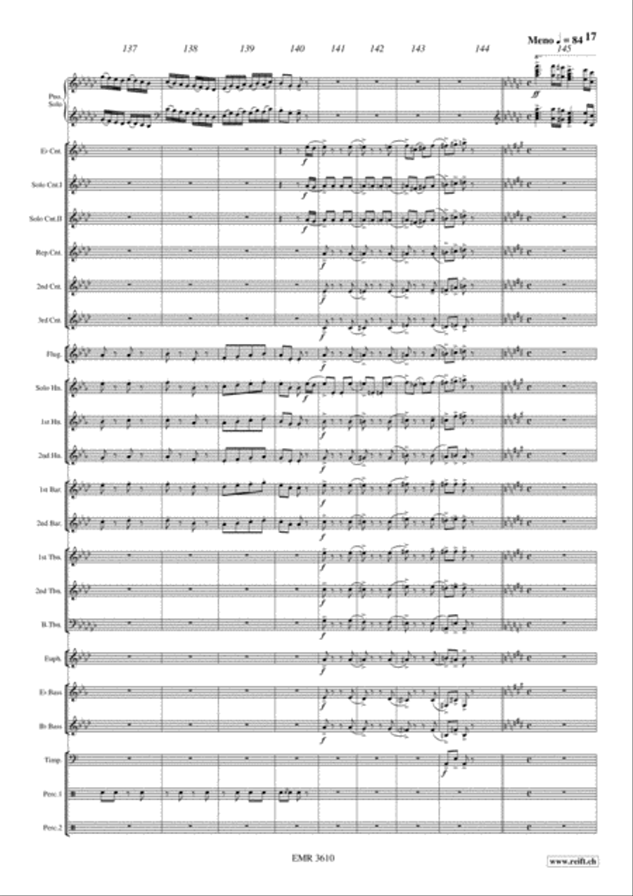 Concerto Fantastico Brass Band scores gallery preview page 18