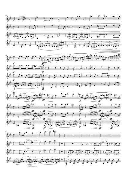 Schubert : Fantasie f-moll D.940 (for 4 B-flat clarinets) image number null