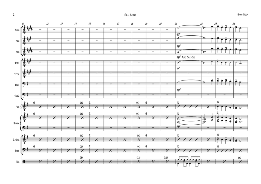 River Deep - Mountain High Large Ensemble scores gallery preview page 2
