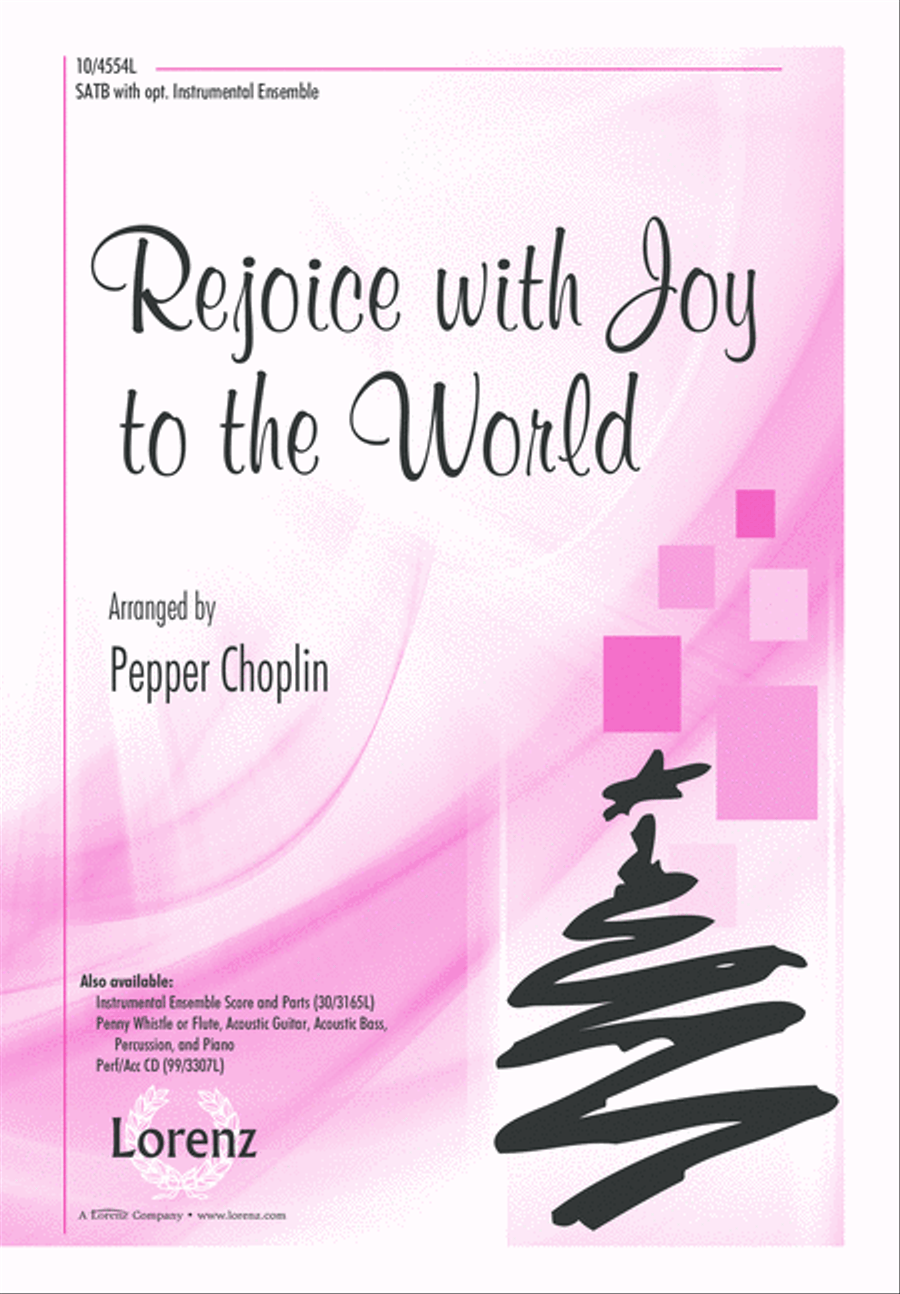 Rejoice with Joy to the World 4-Part scores gallery preview page 2