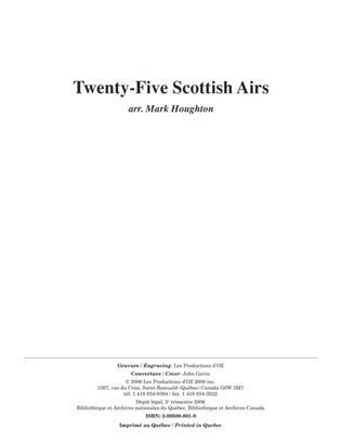 Book cover for Twenty-Five Scottish Airs