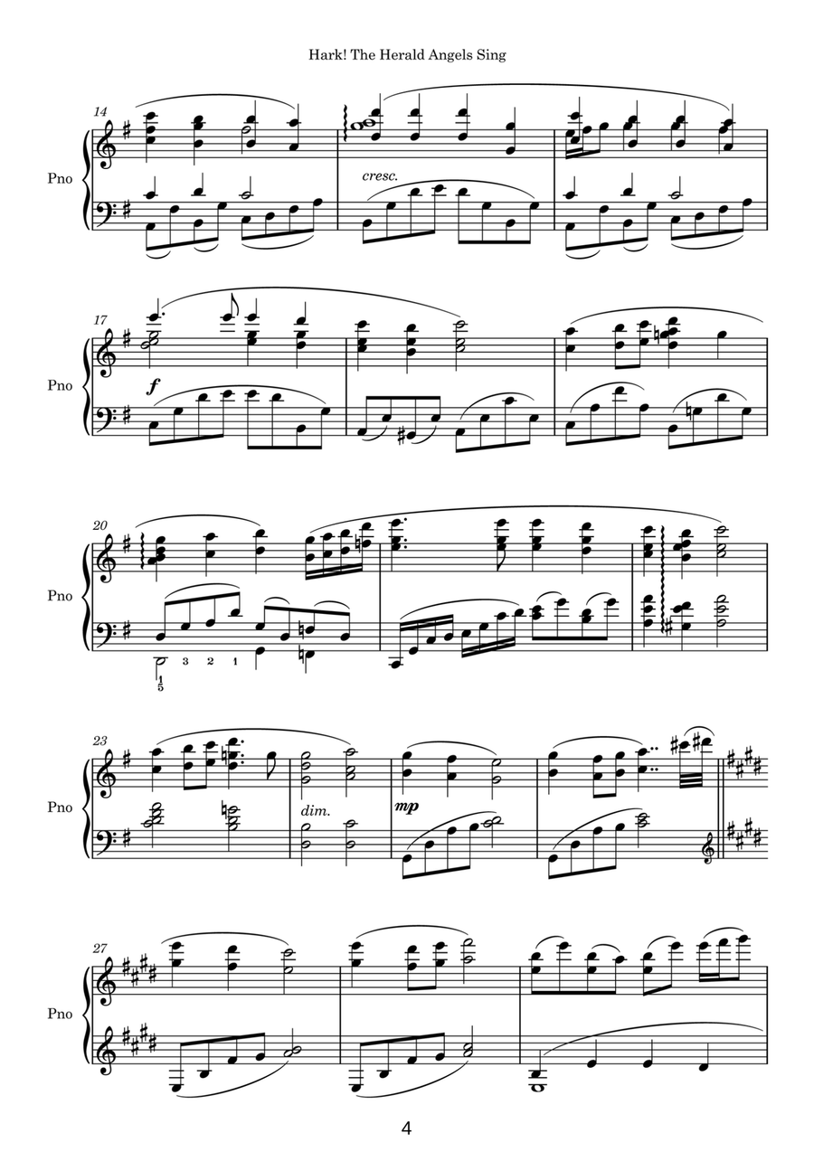 Christmas for Solo Piano Piano Solo scores gallery preview page 5