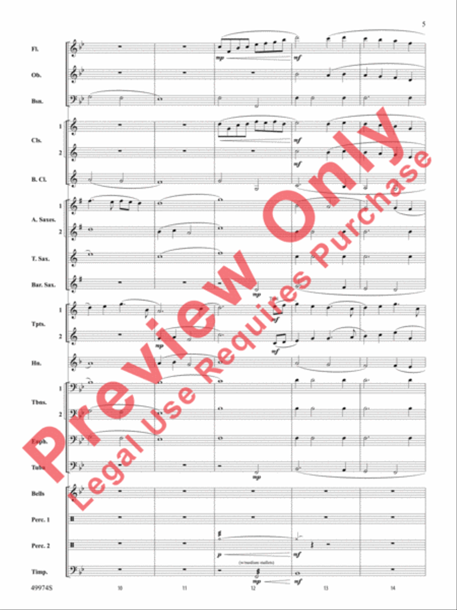 Carry On With Pride Concert Band scores gallery preview page 6