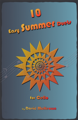 Book cover for 10 Easy Summer Duets for Cello