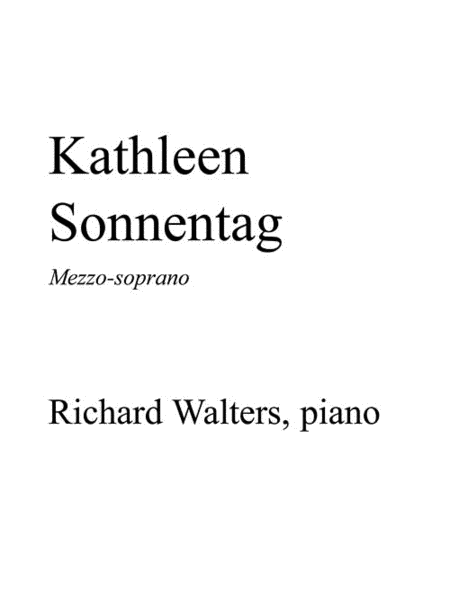 First Book of Mezzo-Soprano Solos – Part III image number null