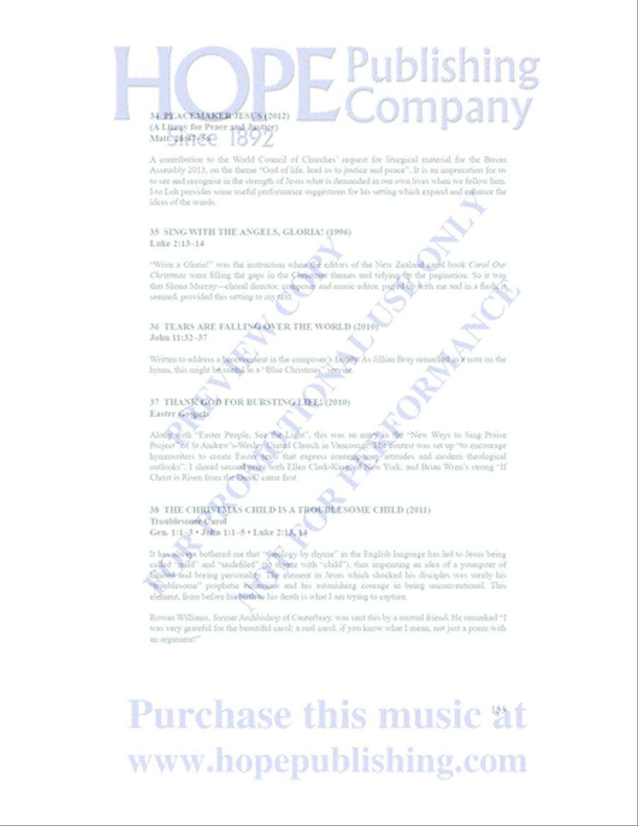 A Place at the Table Choir scores gallery preview page 151