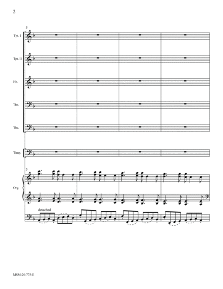 God of Grace Organ scores gallery preview page 2