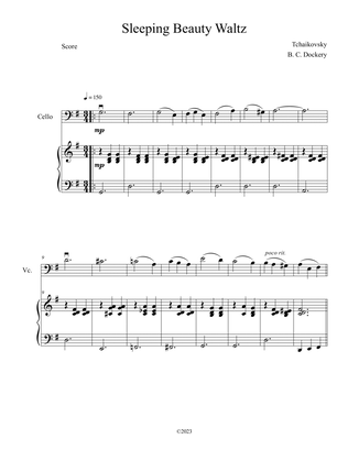 Sleeping Beauty Waltz (Cello Solo with Piano Accompaniment)