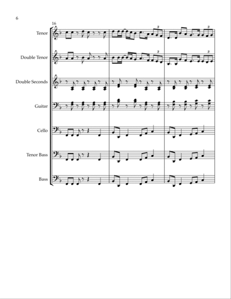 Caribbean Medley Percussion Ensemble scores gallery preview page 6