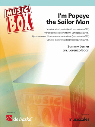 Book cover for I'm Popeye the Sailor Man