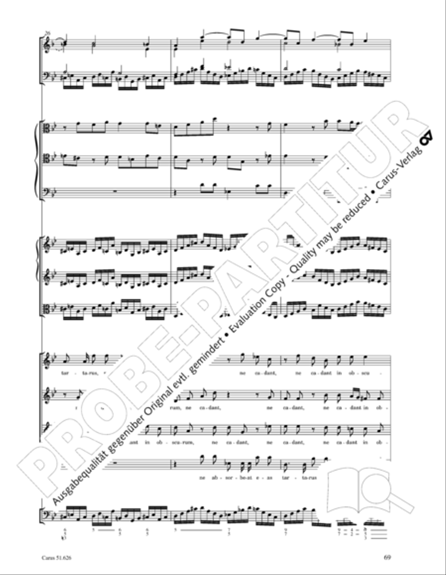 Missa longa in C major (Missa longa in C) 4-Part scores gallery preview page 81